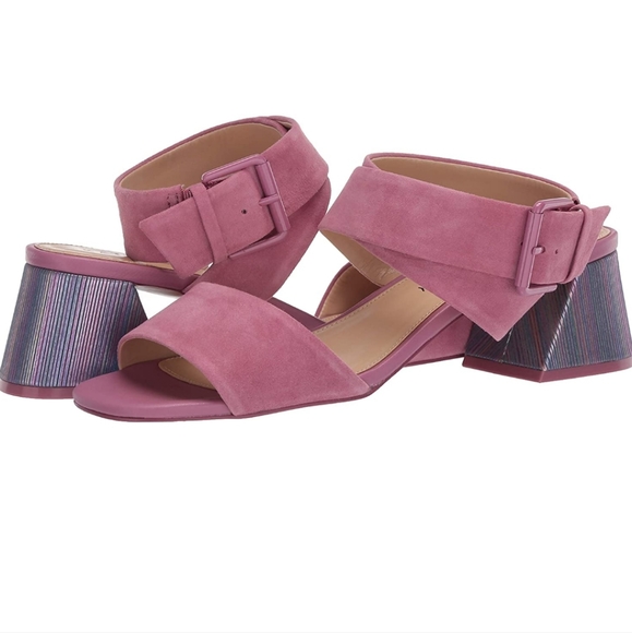 Katy Perry Collections Shoes - New in Box Katy Perry Dark Violet Suede Heeled Sandal